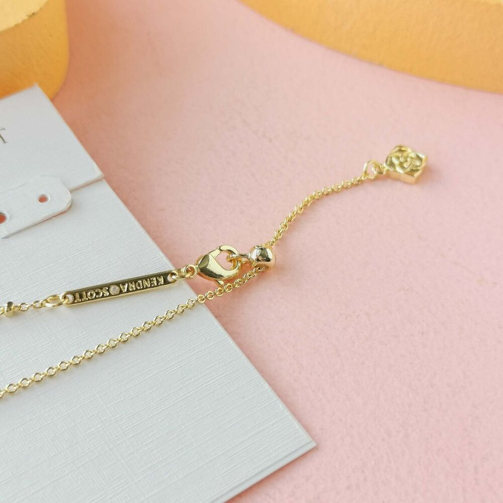 Kendra Scott - Piper Blue Lapis Gold Necklace - NEW - Picture 3 of 3